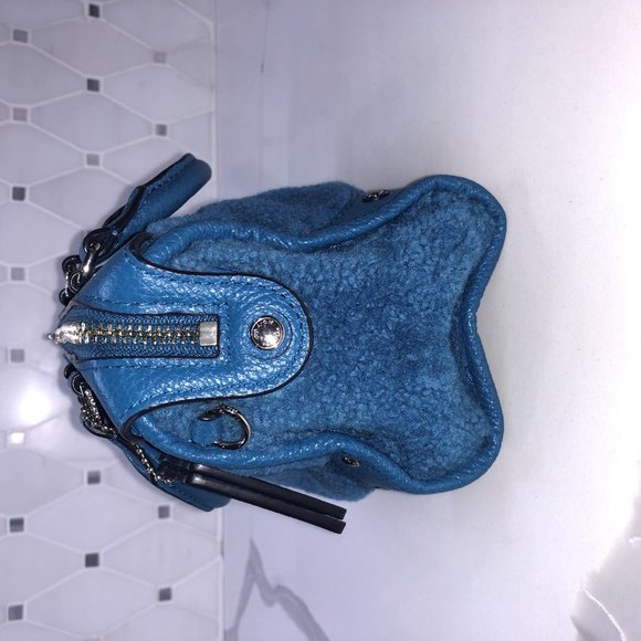 Authentic Coach "SHEARLING RHYDER 18" Mini Bag - Picture 3 of 5